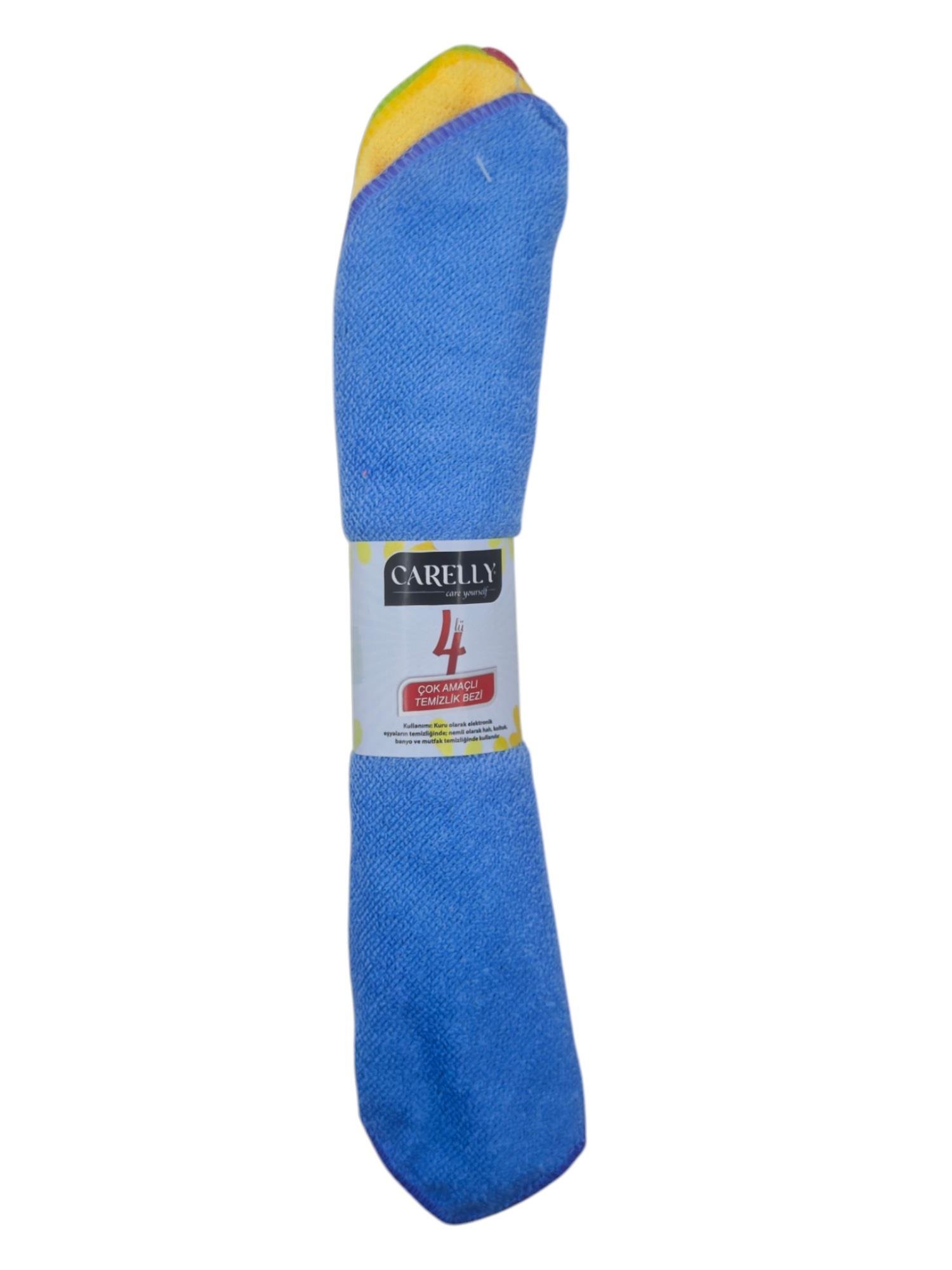 CR-F1332   Carelly Çok Amaçlı Temizlik Bezi 4lü 40*40cm