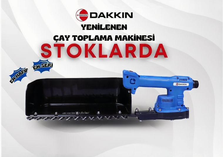 D30   DAKKIN ŞARJLI ÇAY TOPLAMA MAKİNASI