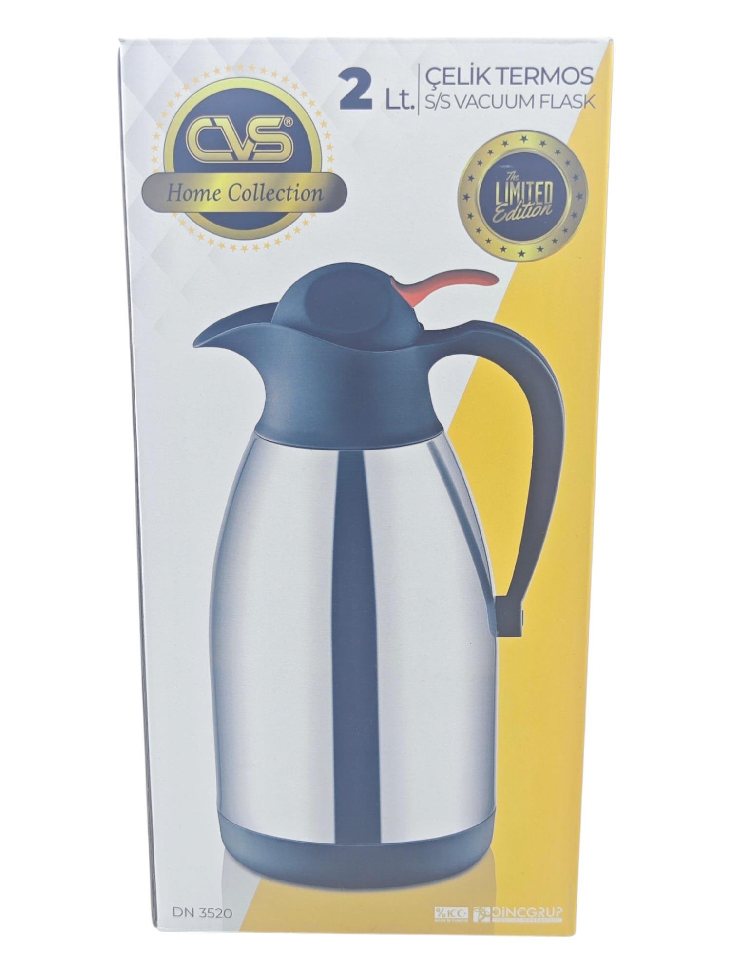 DN 3520   CVS Basmalı Çelik Termos 2lt