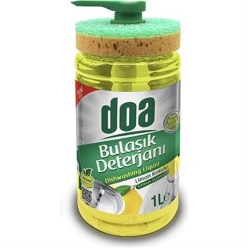 Doa Bulaşık Deterjanı Limon Kokulu Süngerli 1 lt