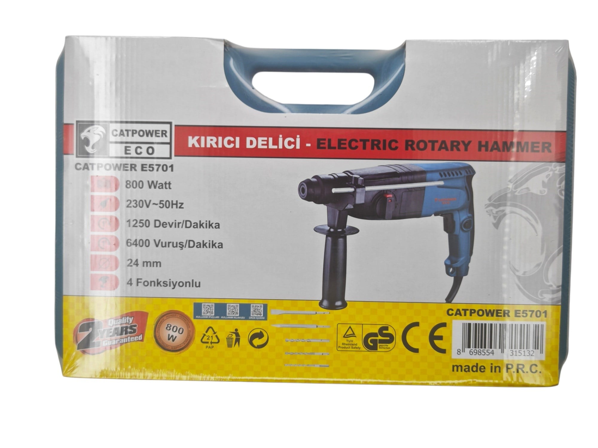 E5701   Catpower 800W Kırıcı Delici Matkap