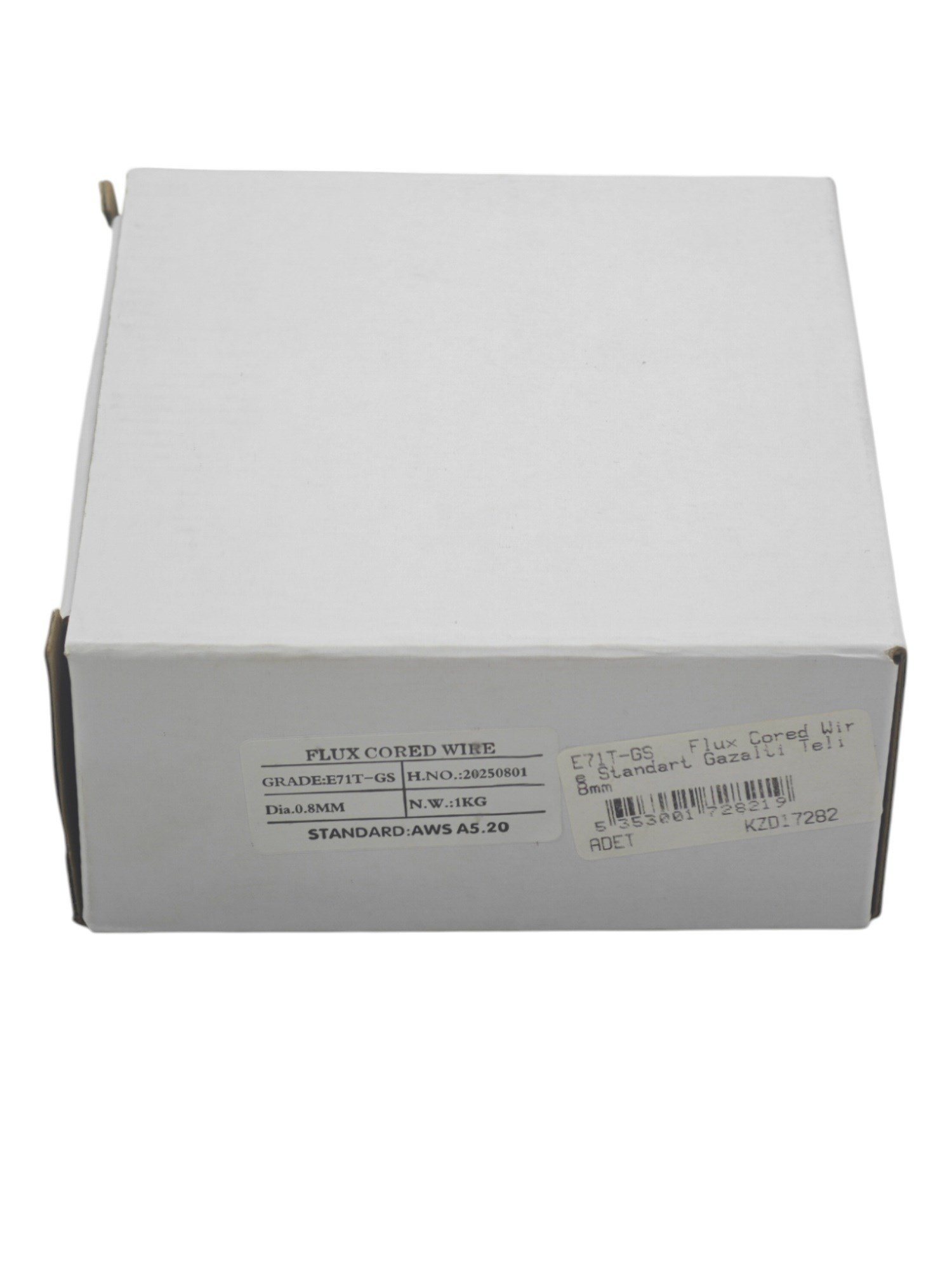 E71T-GS   Flux Cored Wire Standart Gazaltı Teli 8mm