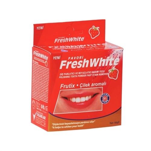 Fresh White Diş Beyazlatıcı Çilek 50 Gr.
