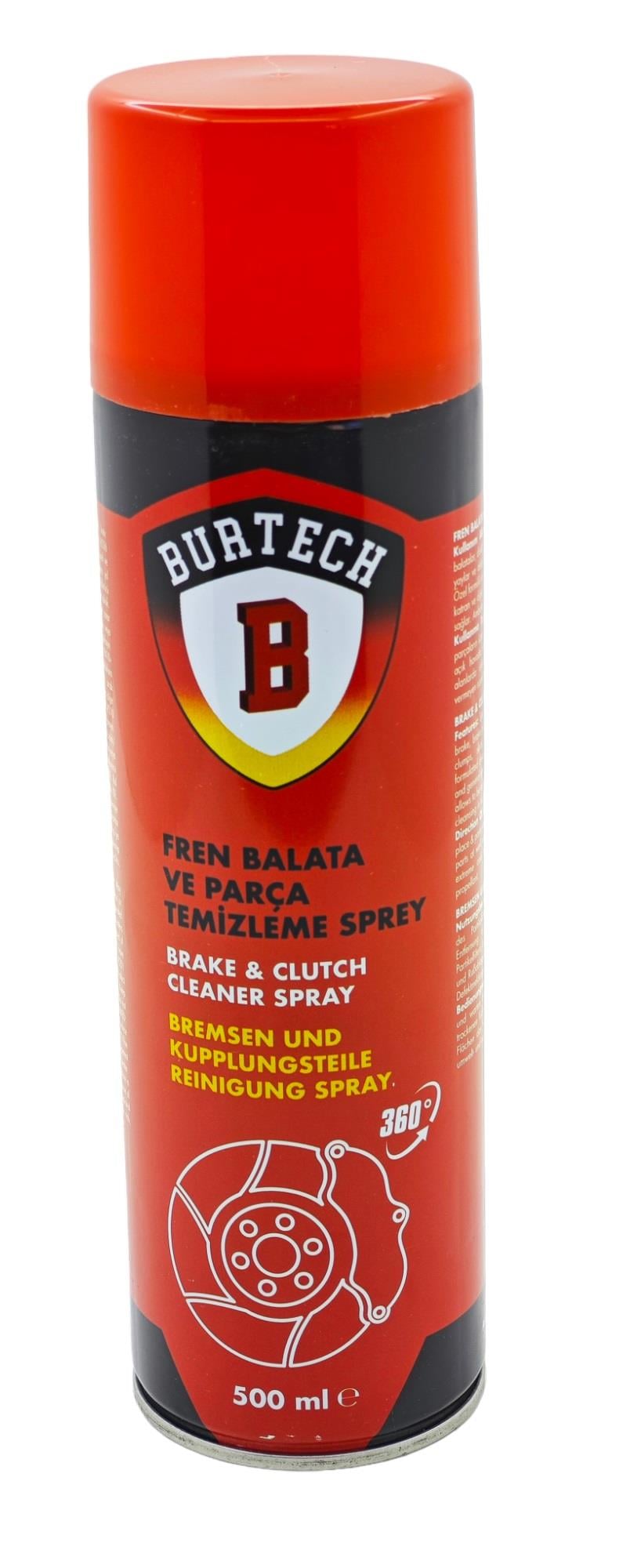 GER 1020   BURTECH FREN BALATA ve PARÇA TEMİZLEME SPREY 500ml