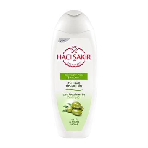 Hacı Şakir Şampuan Zeytin Yağlı Tüm Saç 2 Sı1 Arada 500 Ml
