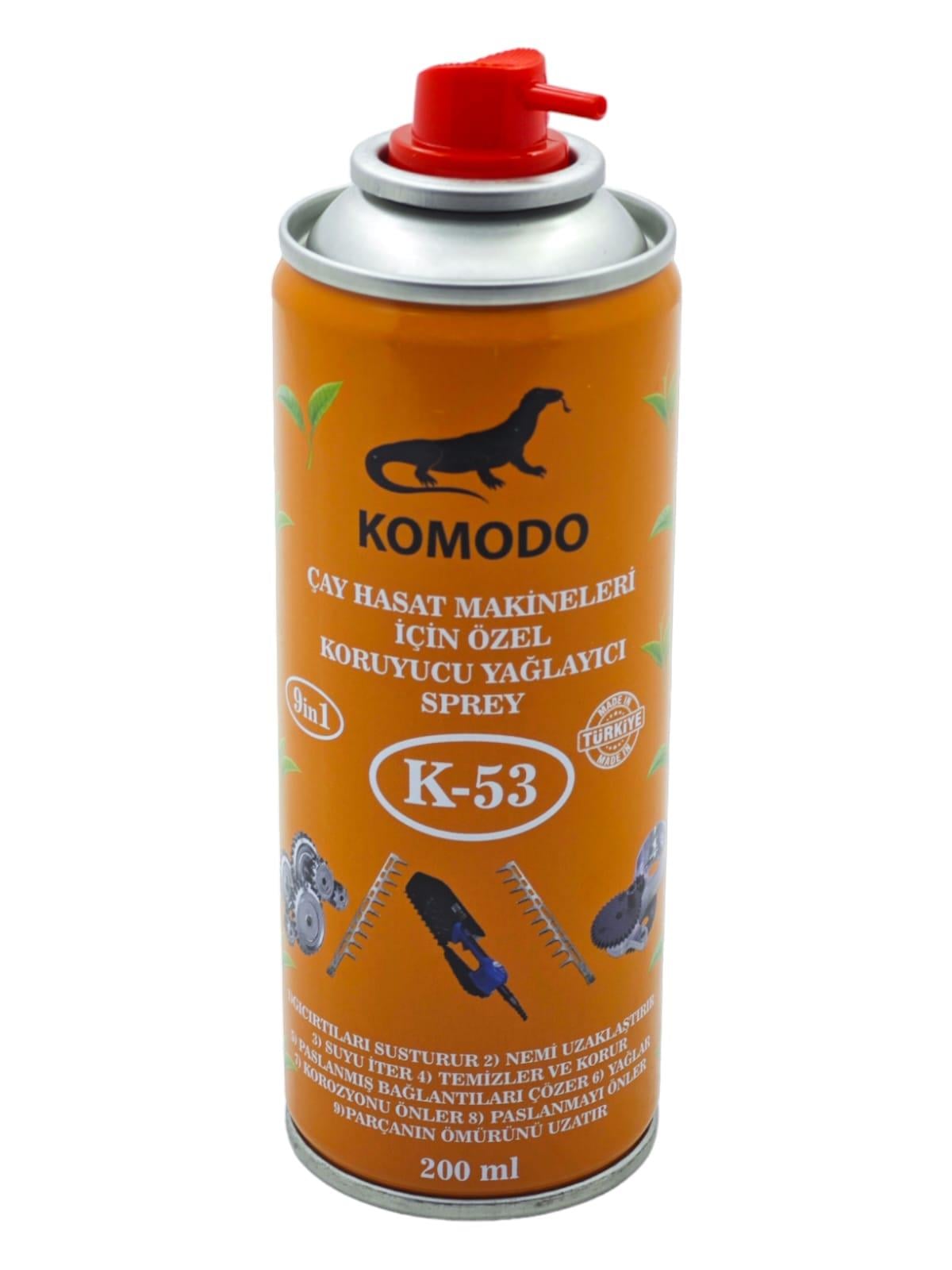 K-53   KOMODO KORUYUCU YAĞLAYICI SPREY 200ml