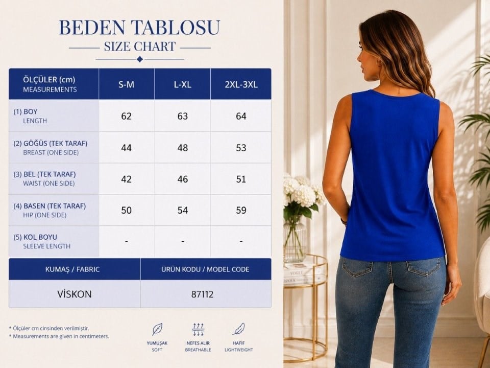 Kadın Askılı V Yaka Kuş Gözü Detaylı Viskon Bluz