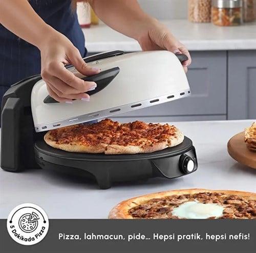 Karaca Gastro 10 İn 1 Pizza Pide Lahmacun Ve Tandır Ekmeği Makinesi Biodiamond Soft Cream