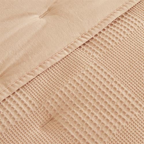 Karaca Home White Collection Perios Çift Kişilik Fırfırlı Spring Comfor  Somon