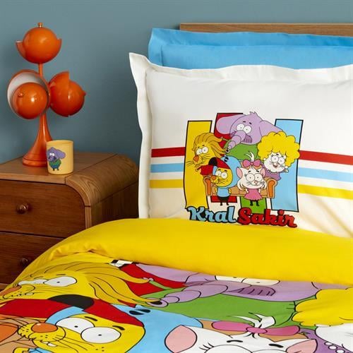 Karaca Home X Kral Şakir Sıkı Dostlar Tek Kişilik Nevresim Takımı