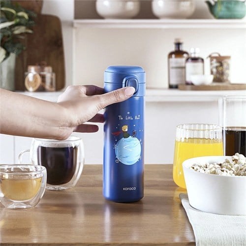 Karaca Little Çelik Sızdırmaz Termos Mavi 420 Ml