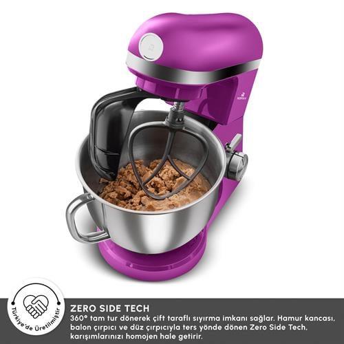Karaca Mastermaid Chef Pro Çift Kollu Hamur Yoğurma Makinesi Fushia Love 1750W 5L