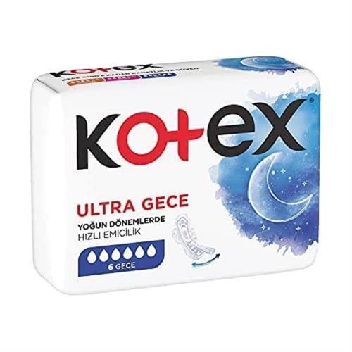 Kotex Ped Ultra Gece Single 6'lı