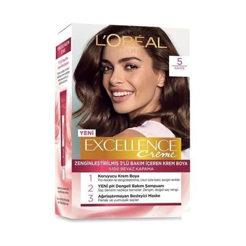 Loreal Paris Excellence Creme Saç Boyası 5 Kahve