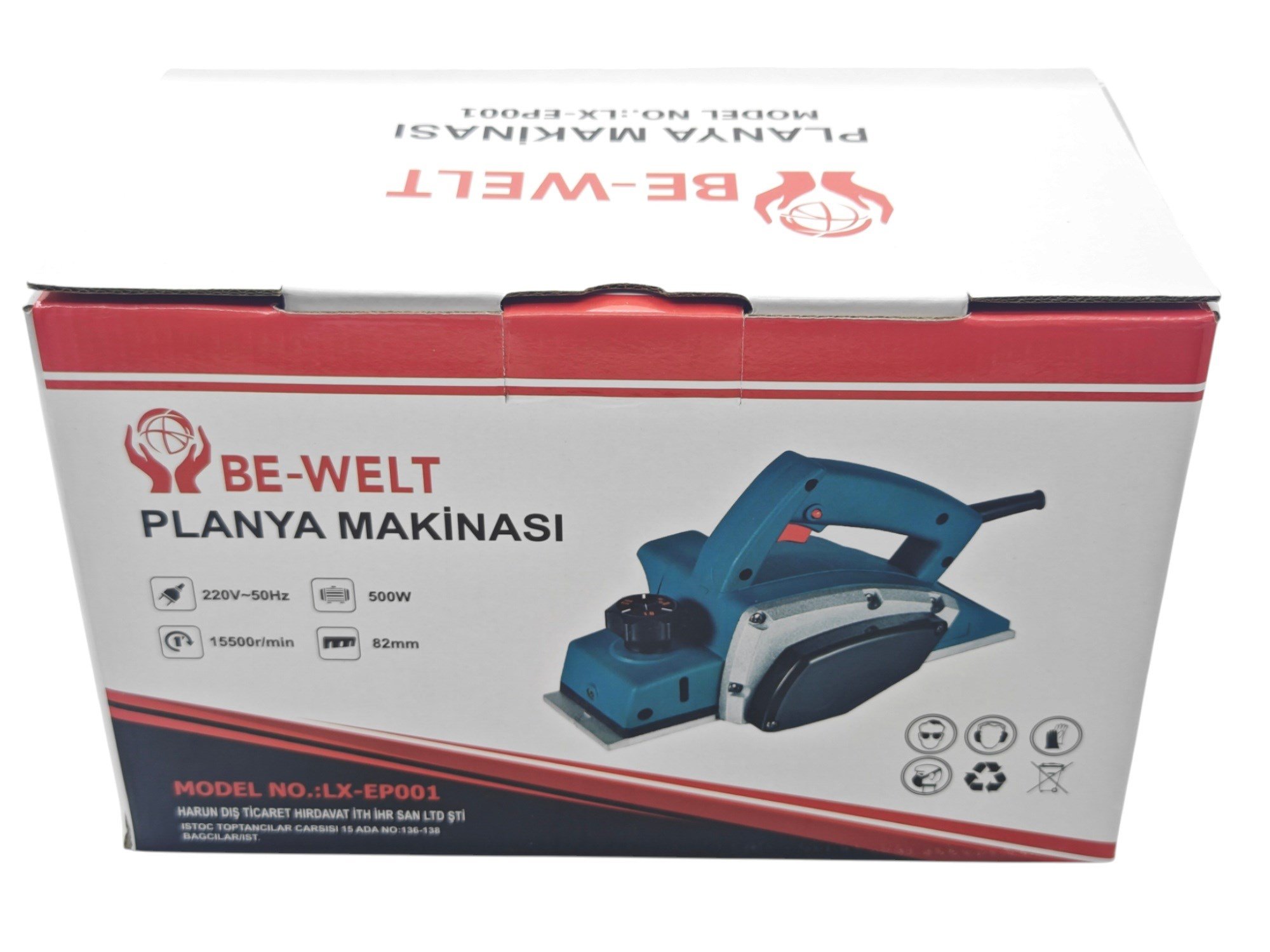 LX-EP001   Be-Welt Elektirikli El Planyası 500W
