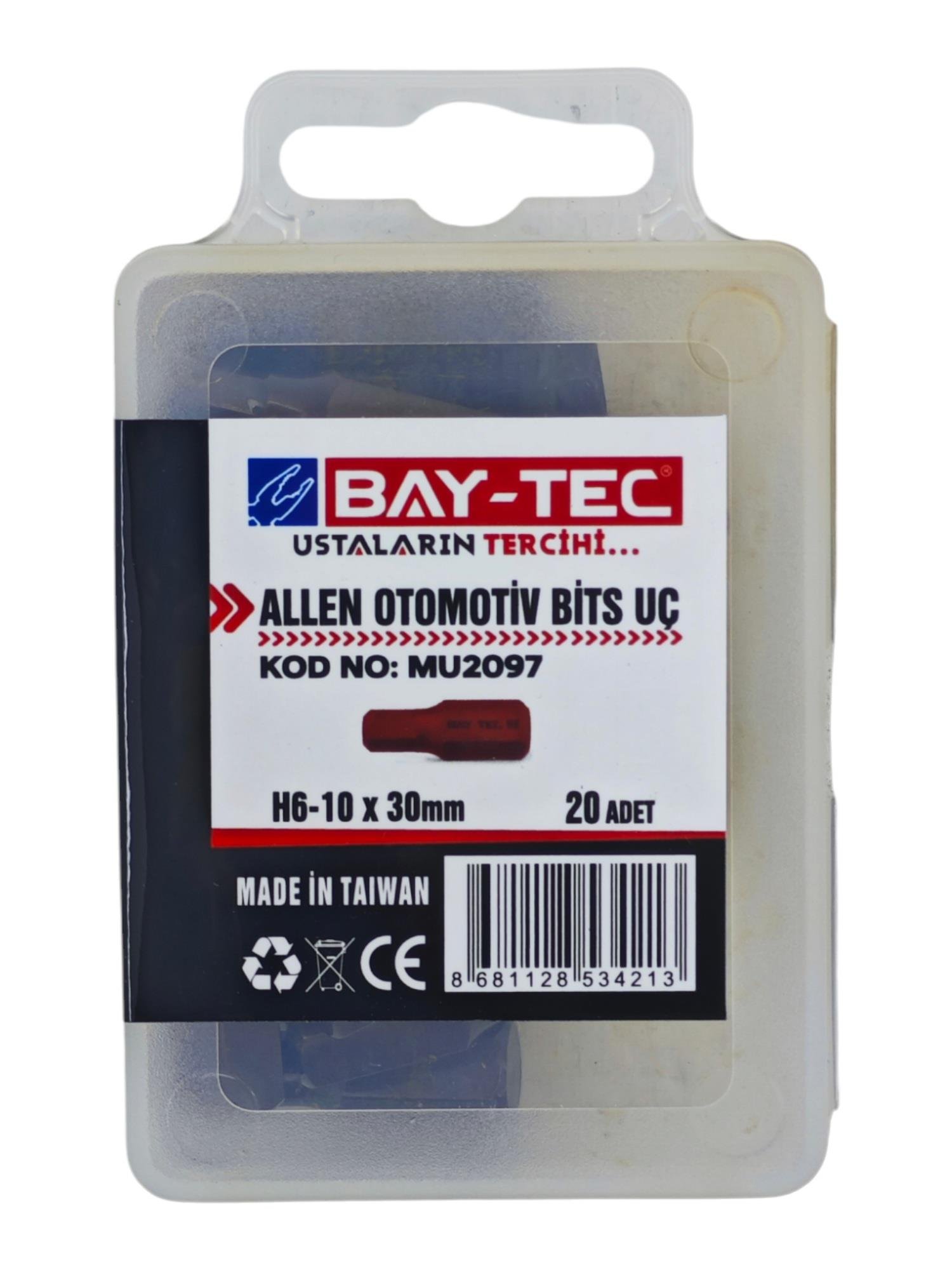 MU2097   Bay-Tec Allen Otomotiv Bits Uc H6-10*30mm