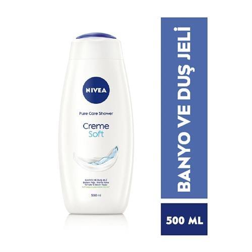 Nivea Banyo ve Duş Jeli Creme Soft 500 ml