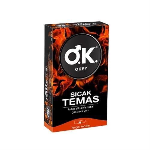Okey  Sıcak Temas Prezervatif 10 Adet