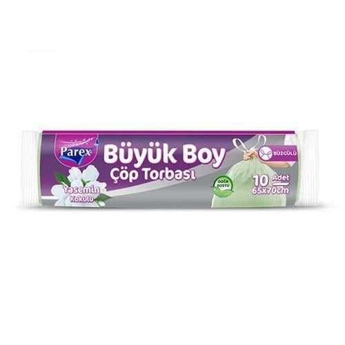 Parex Büzgülü Yasemin Kokulu Büyük Boy Çöp Torbası 10 Adet