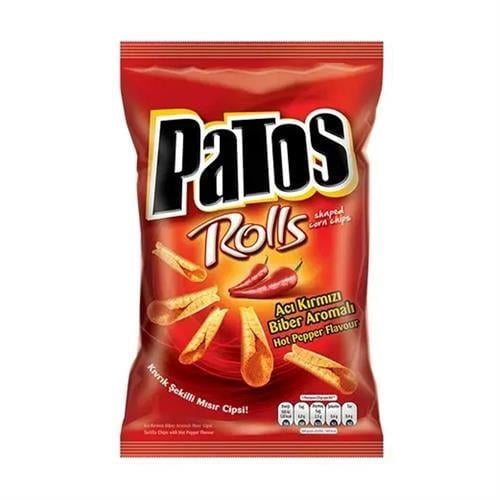 Patos Rolls Acı Kırmızı Biber Aromalı 195 gr