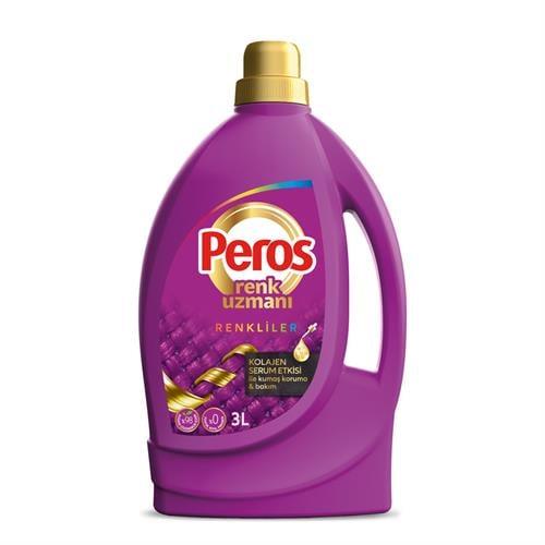Peros Sıvı Çamaşır Deterjanı Renkliler 3 lt
