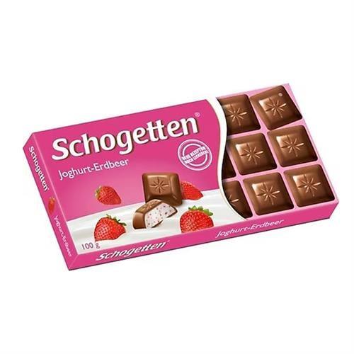 Schogetten Alpine Yoğurt Çilek Çikolata 100 Gr