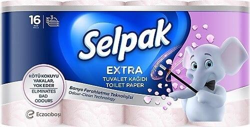 Selpak Tuvalet Kağıdı 16 Lı Extra Banyo Ferahlatma