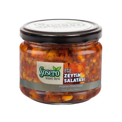 Sosero Ege Zeytin Salatası 290 gr Cam Kavanoz