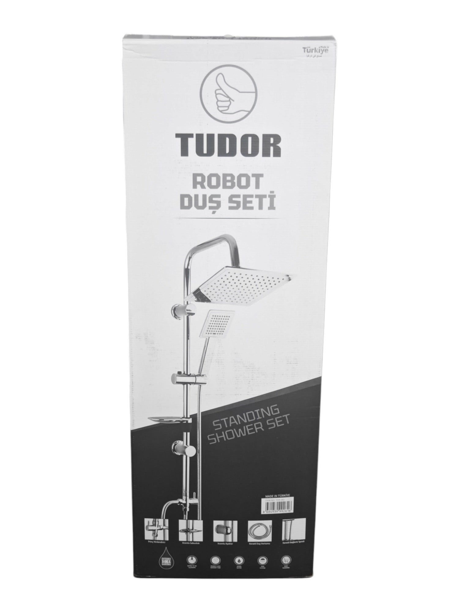 TDR-261   Tudor Krom Robot Tepe Duş Seti