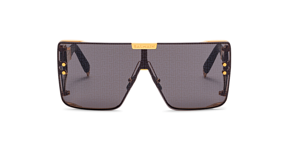 Balmain WONDER BOY 102L MONOGRAM BLK-GLD 146-145 Unisex Güneş Gözlükleri