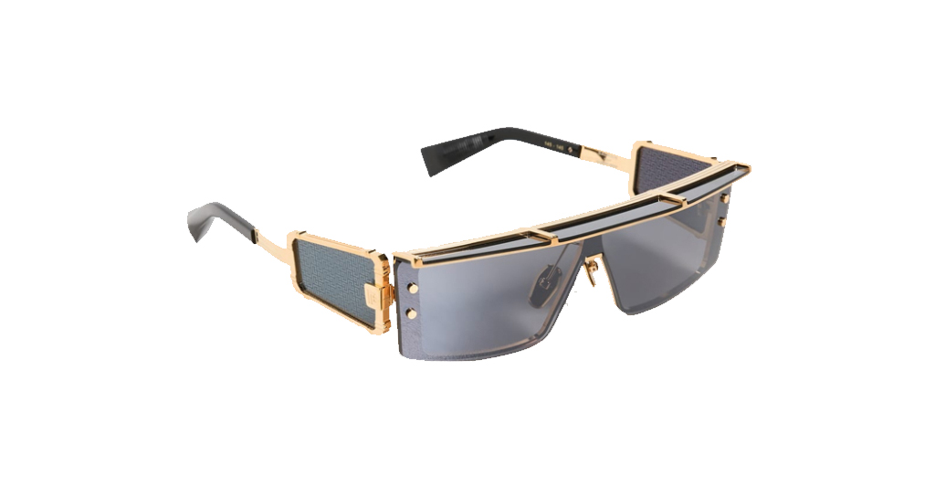 Balmain WONDER BOY III A 127A GLD-BLK 145-145 Unisex Güneş Gözlükleri