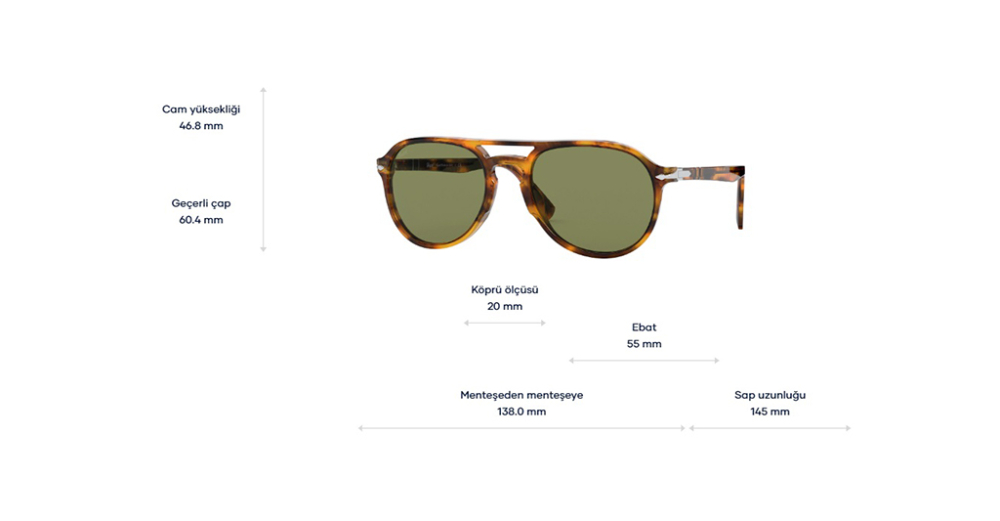 Persol 3235S 108/4E 55 Unisex Güneş Gözlükleri