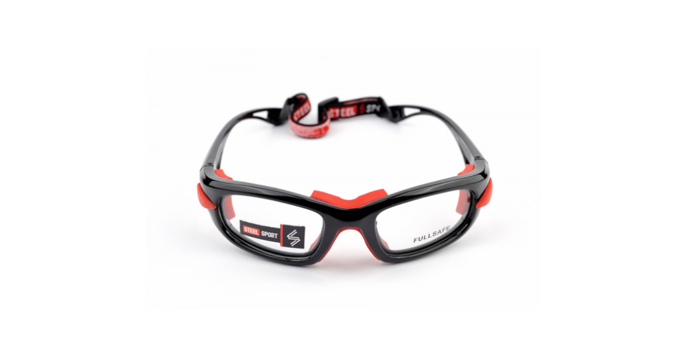 Steel Sport SS-FL SİYAH/KIRMIZI 55-20 Unisex Optik Gözlükler