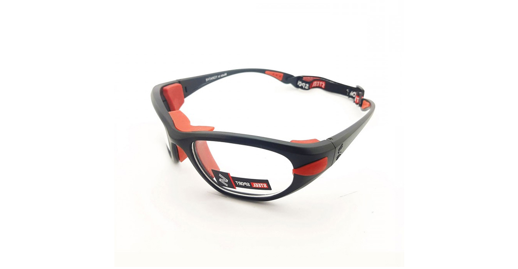 Steel Sport SS-FL SİYAH/KIRMIZI 55-20 Unisex Optik Gözlükler