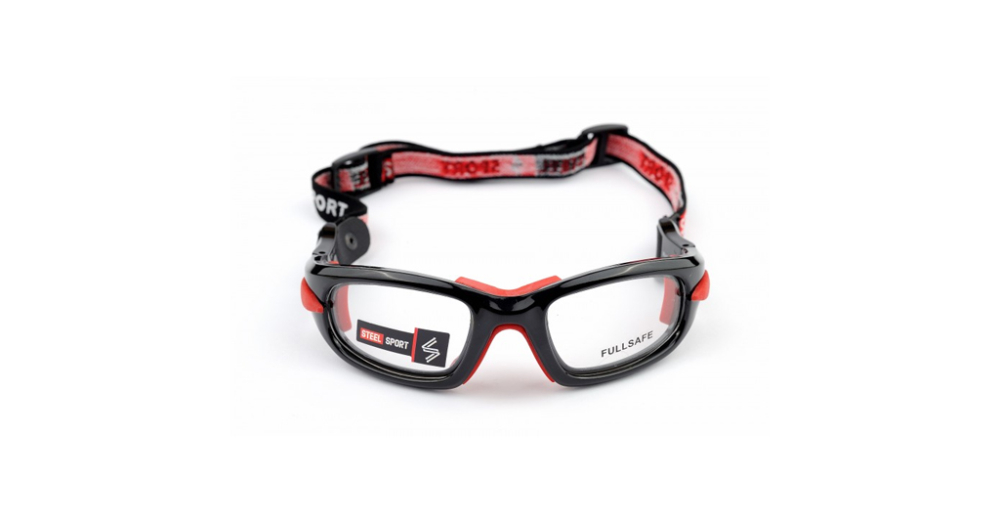 Steel Sport SS-FS SİYAH/KIRMIZI 55-20 Unisex Optik Gözlükler