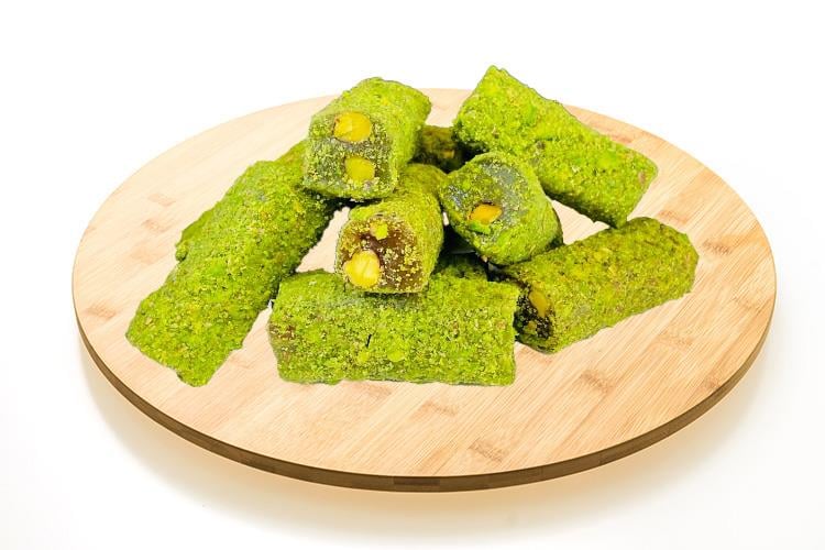 Lokum Fitil Sarma Toz Fıstıklı 500 Gr