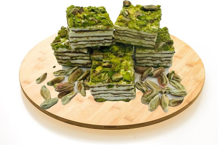 Lokum Kat Kat Tane Fıstıklı Çikolatalı 1 Kg