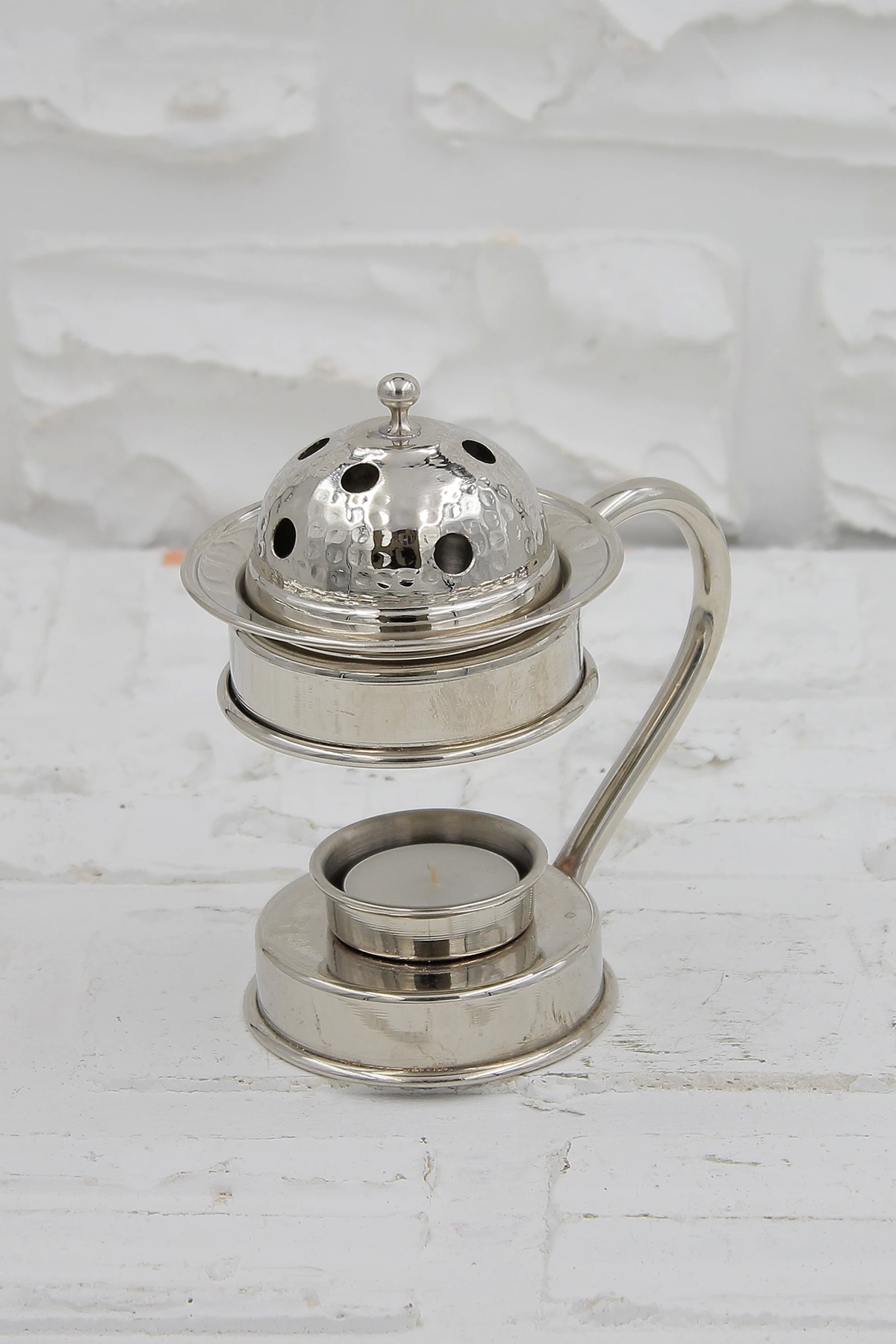 Turna Bakır Aromaterapi Bakır Tütsülük & Buhurdanlık Nikel