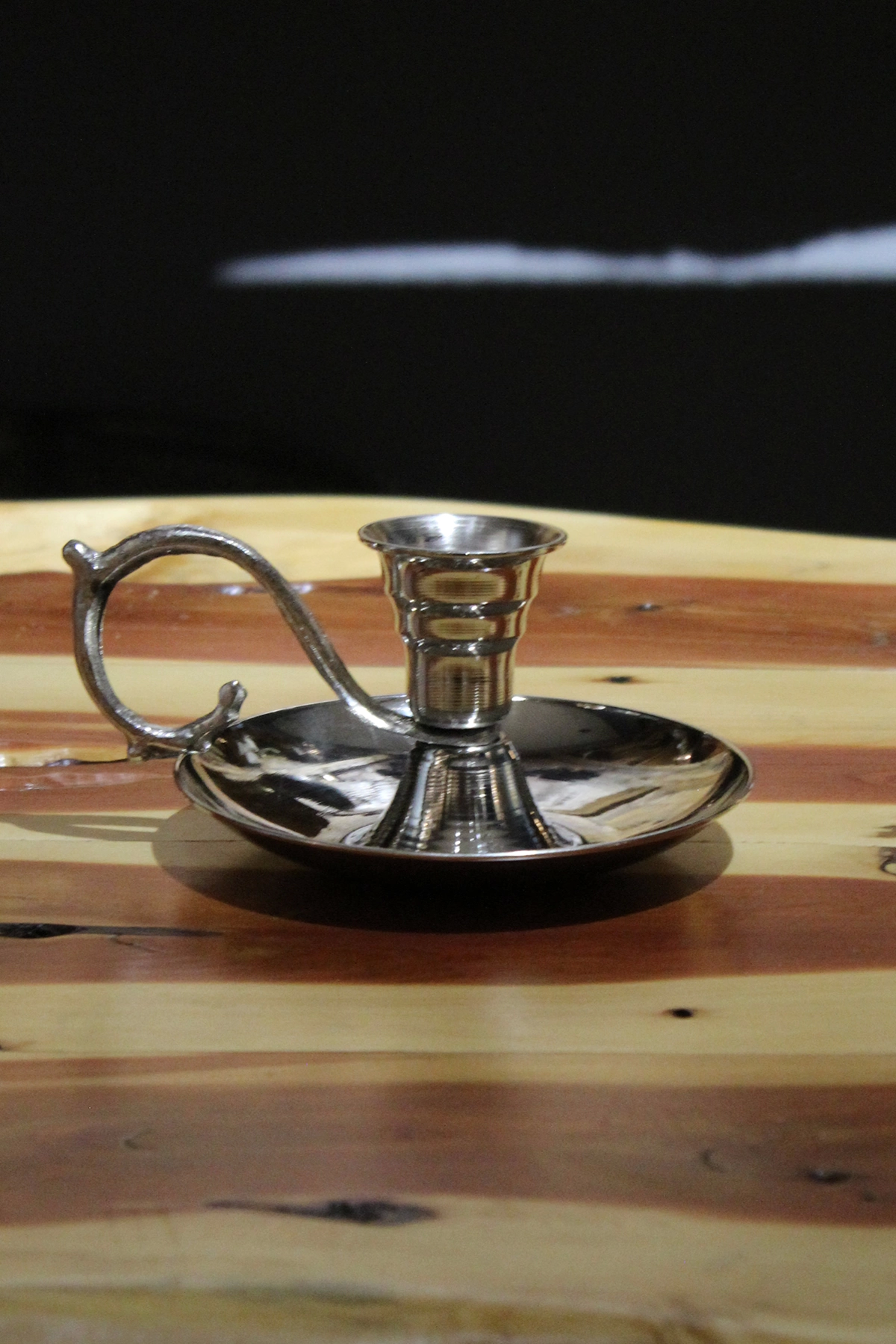 Turna Bakır Elit Mumluk & Şinanay & El Şamdanı Kendinden Iğneli Mum Hediyeli Nikel Turna2619-2