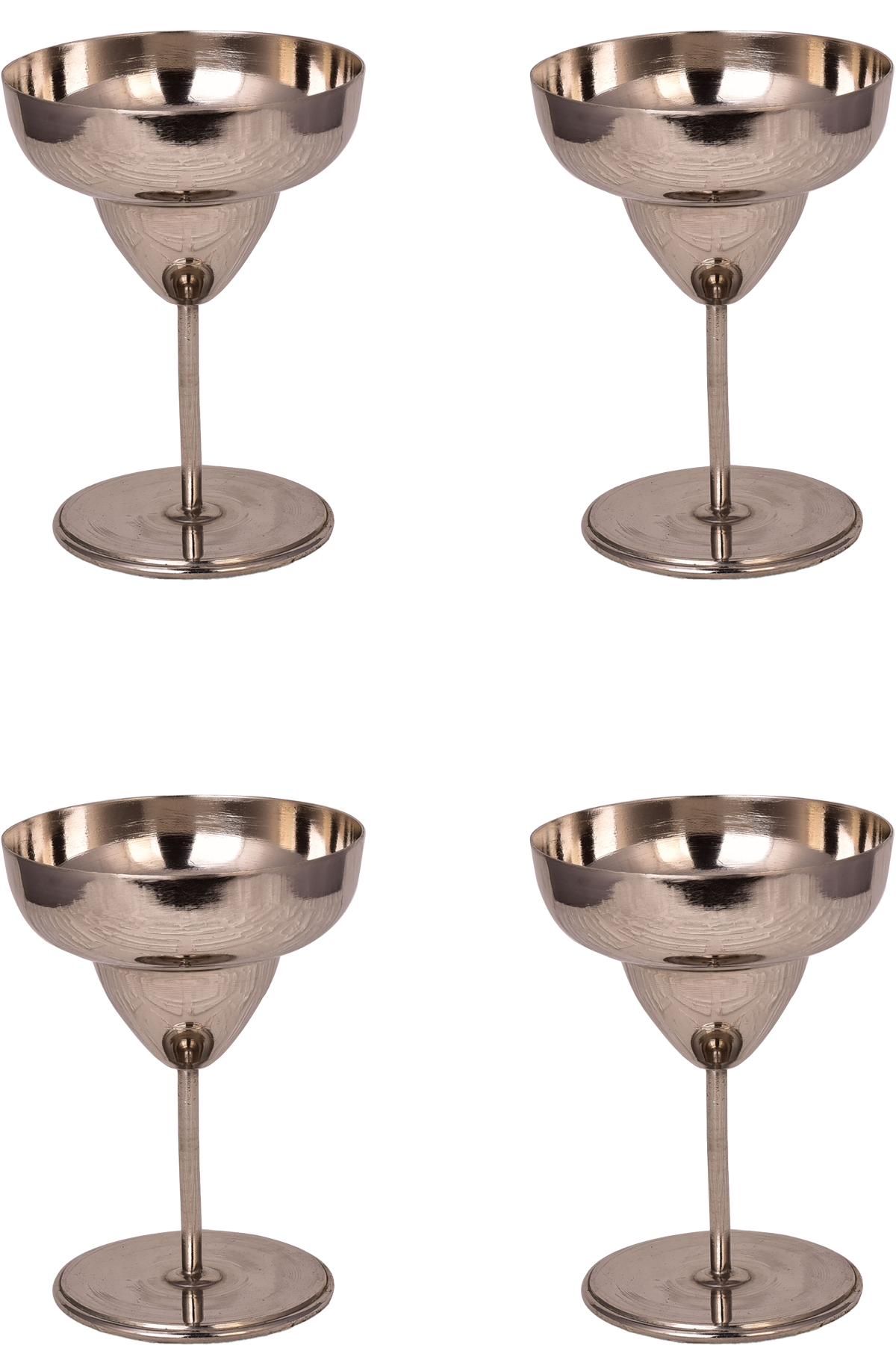 Turna Bakır Margarita Kadeh Düz 450 Ml 4lü Nikel Turna0461-42