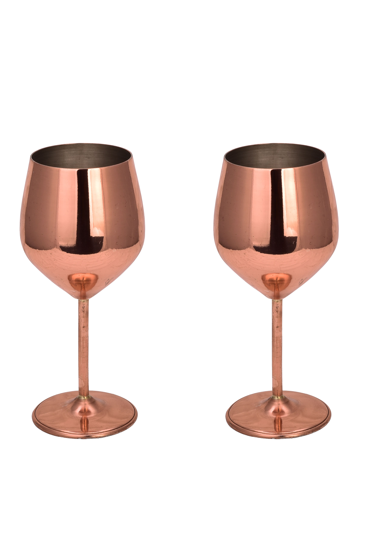 Turna Bakır Vine-gall Kadeh 500 Ml Düz 2li Takım Kırmızı Turna0495-21