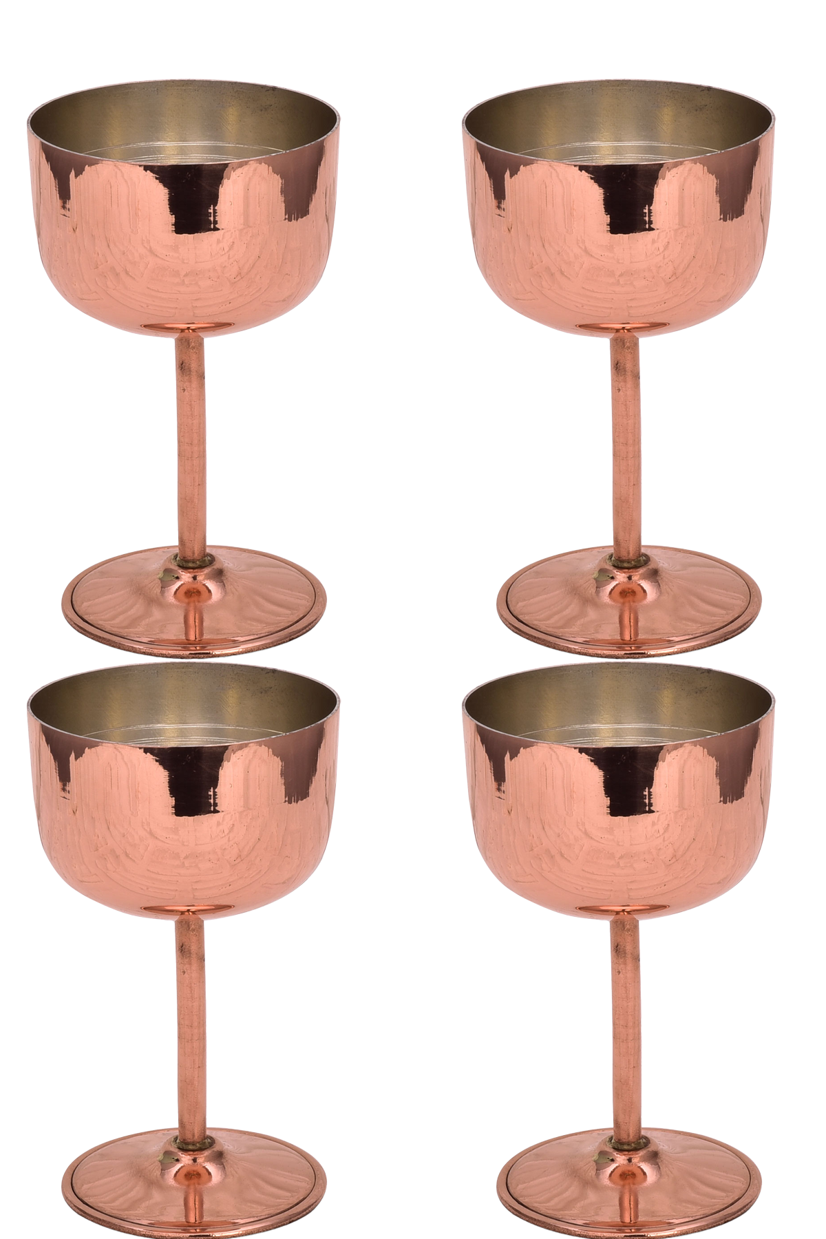 Turna Bakır Vino Kadeh 1 No Düz 240 Ml 4lü Takım Kırmızı Turna0491-41