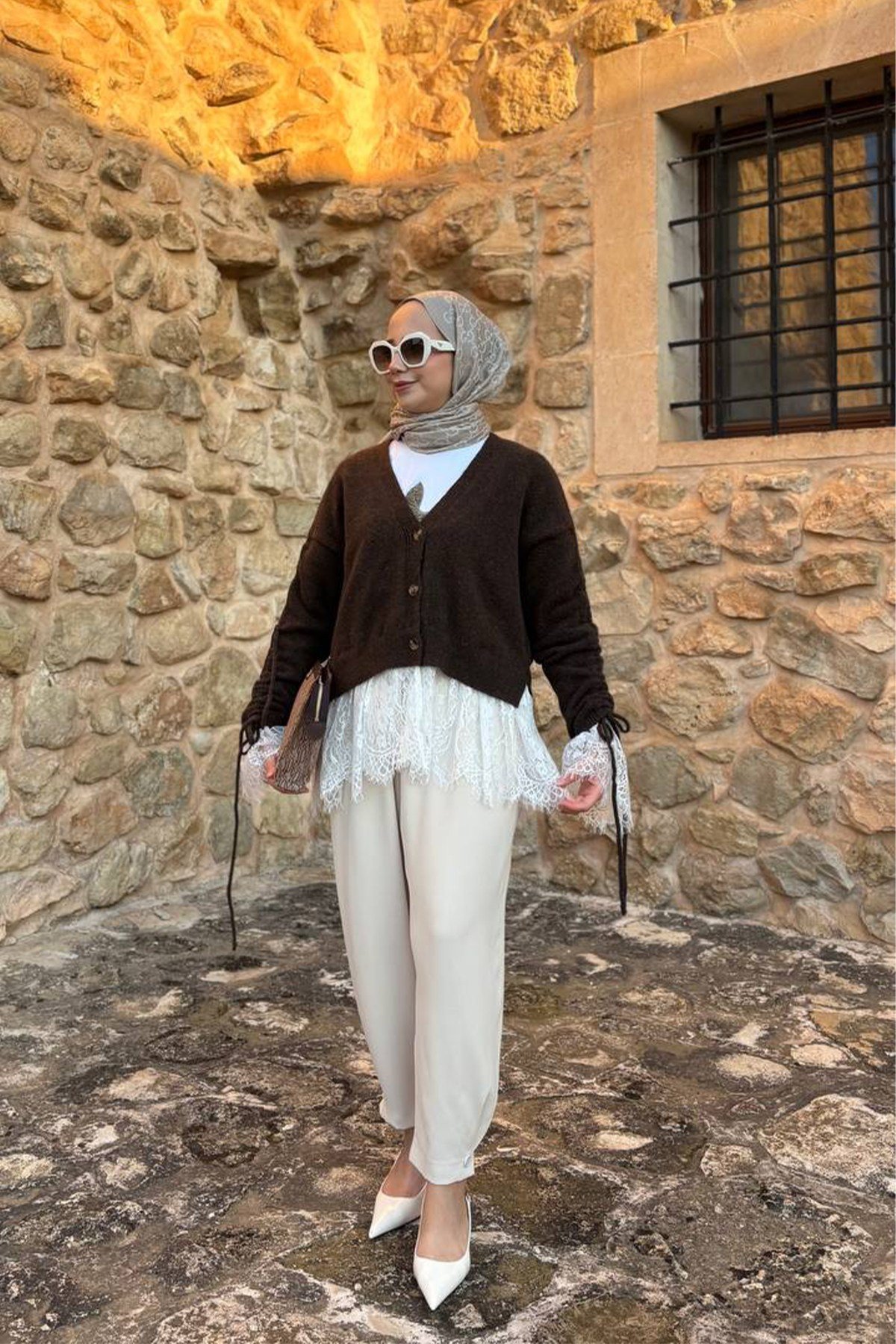 BAGGY PAÇASI DÜĞME DETAYLI PANTOLON