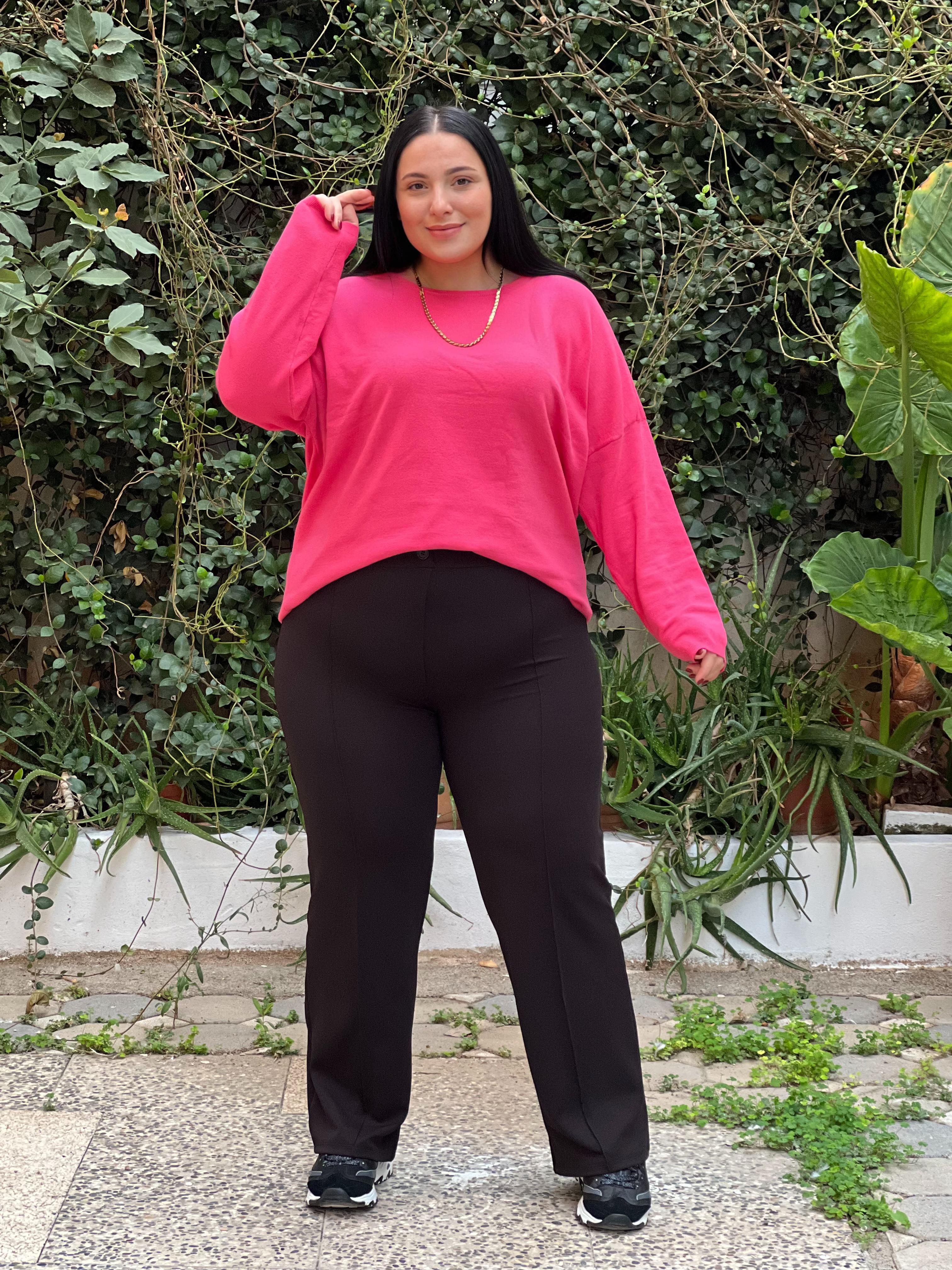 KOYU PEMBE TRİKO