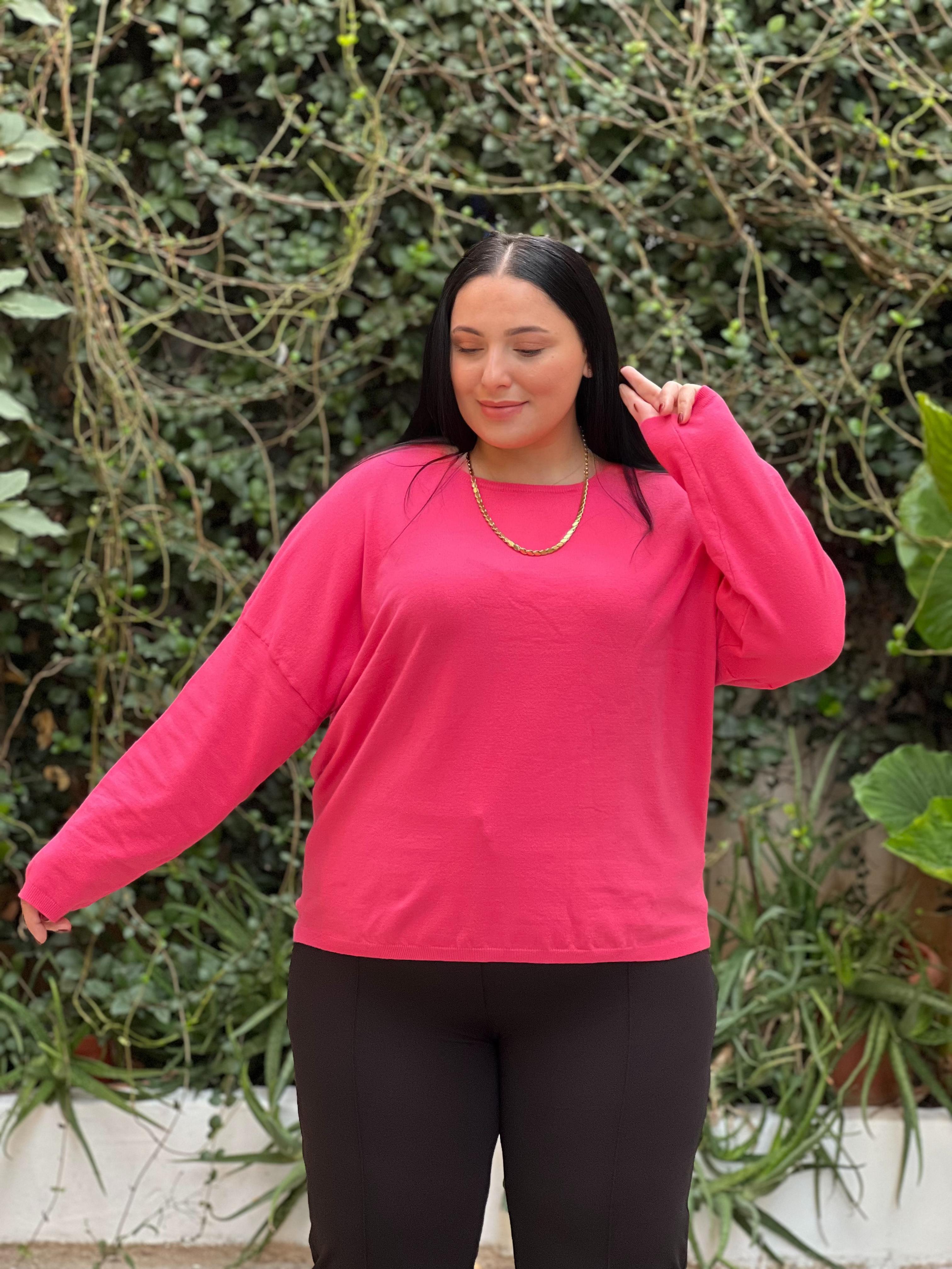 KOYU PEMBE TRİKO