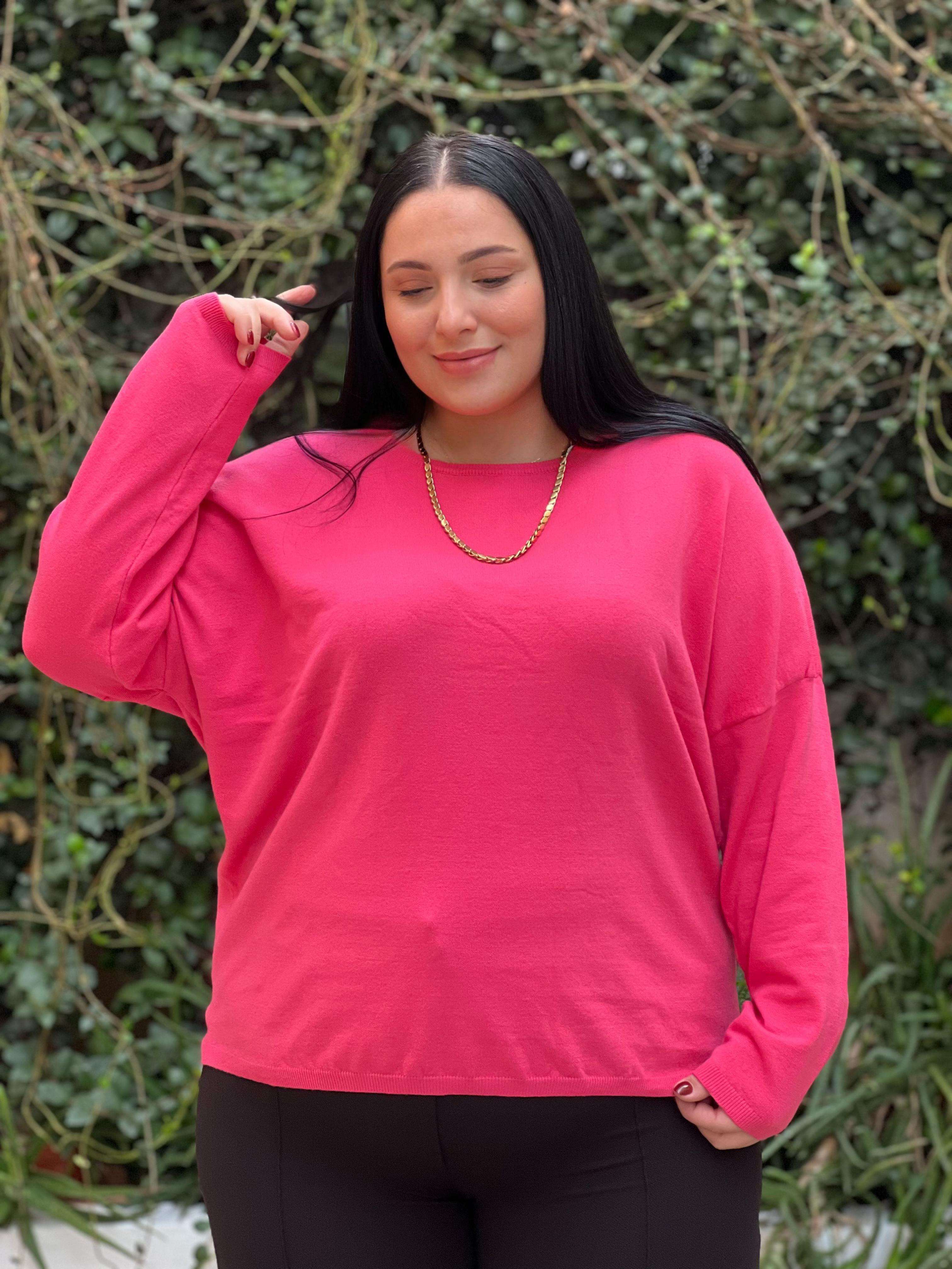 KOYU PEMBE TRİKO
