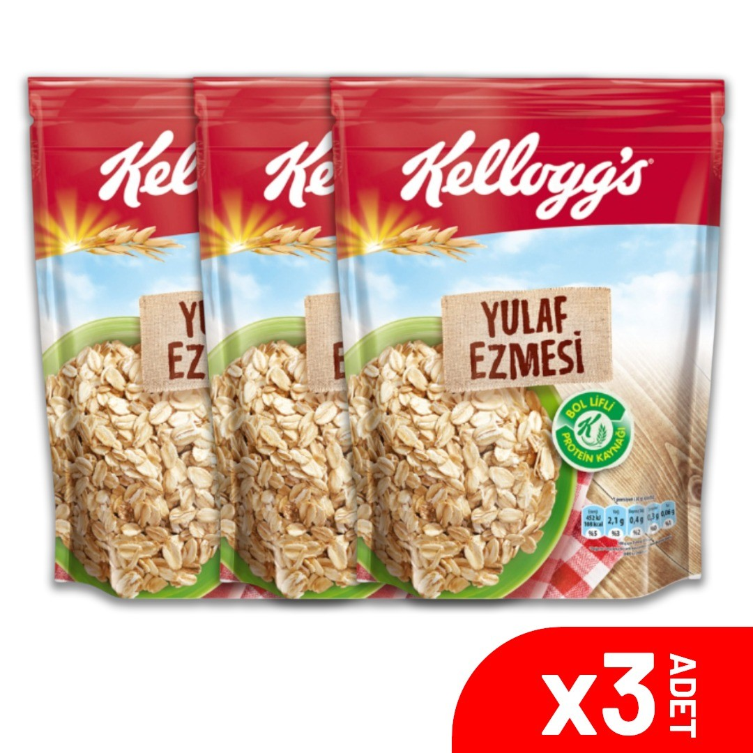 3 LÜ KELLOGGS YULAF EZMESİ 400 GR