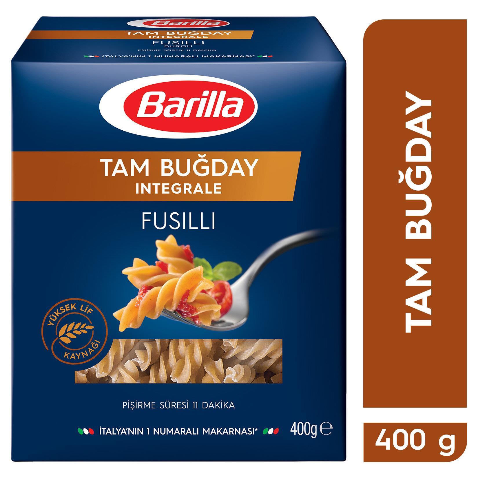 Barilla Integrale Fusıllı /Tam Buğday Burgu Makarna 400 Gr