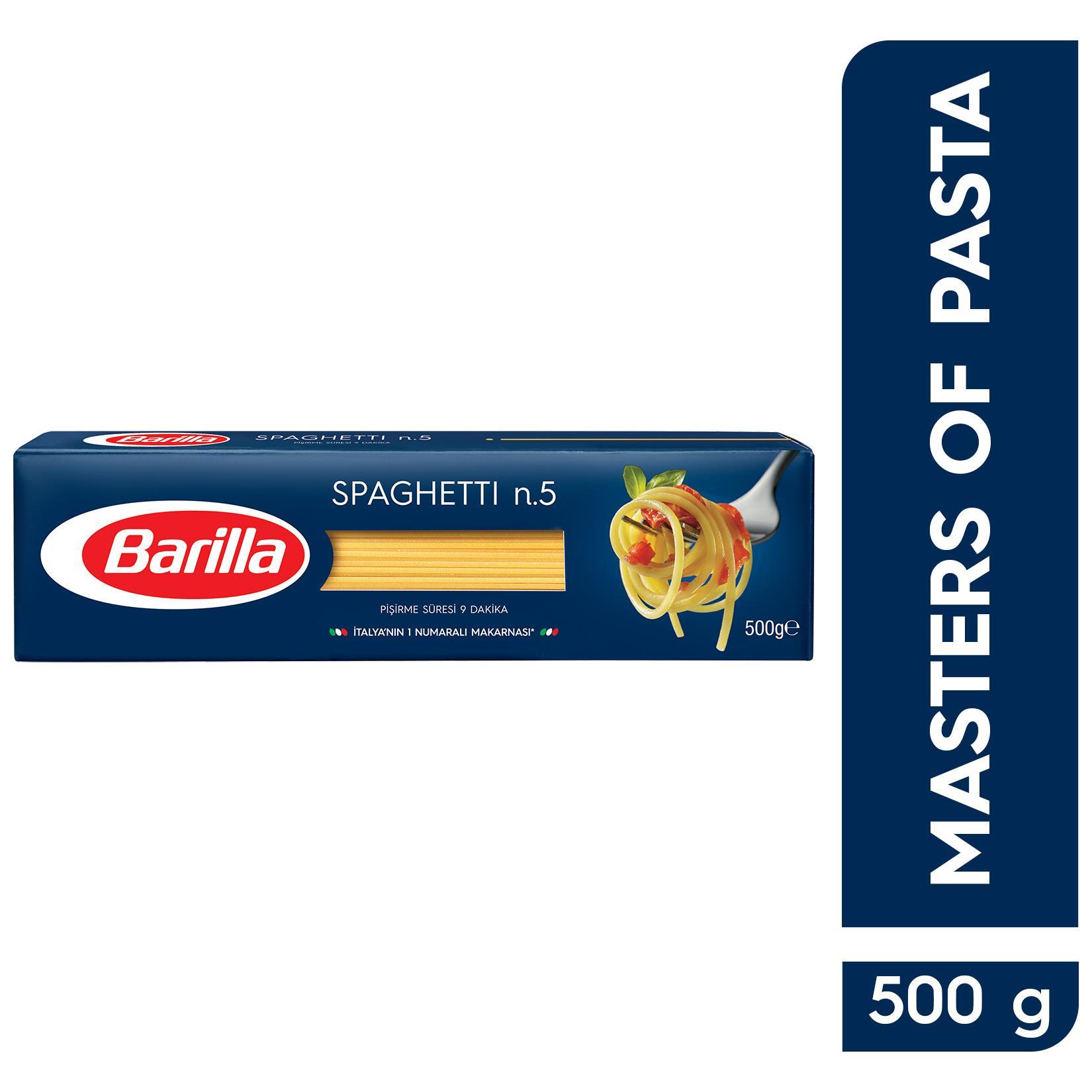 Barilla Spaghetti/Spagetti N.5 Makarna 500 GR.