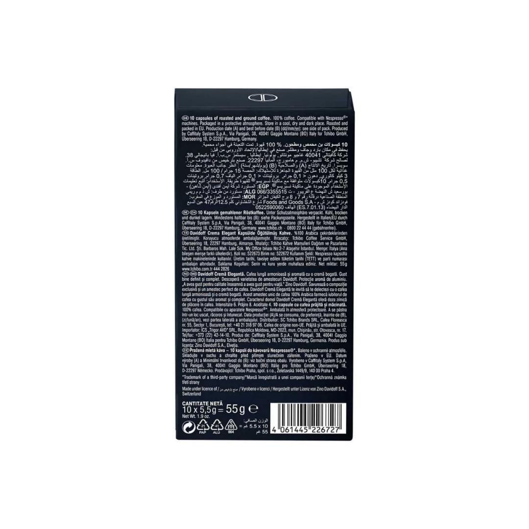 Davidoff Crema Elegant Lungo 10lu Kapsül Kahve (10